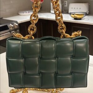 Bottega Veneta Intrecciato Maxi Chain Padded Cassette